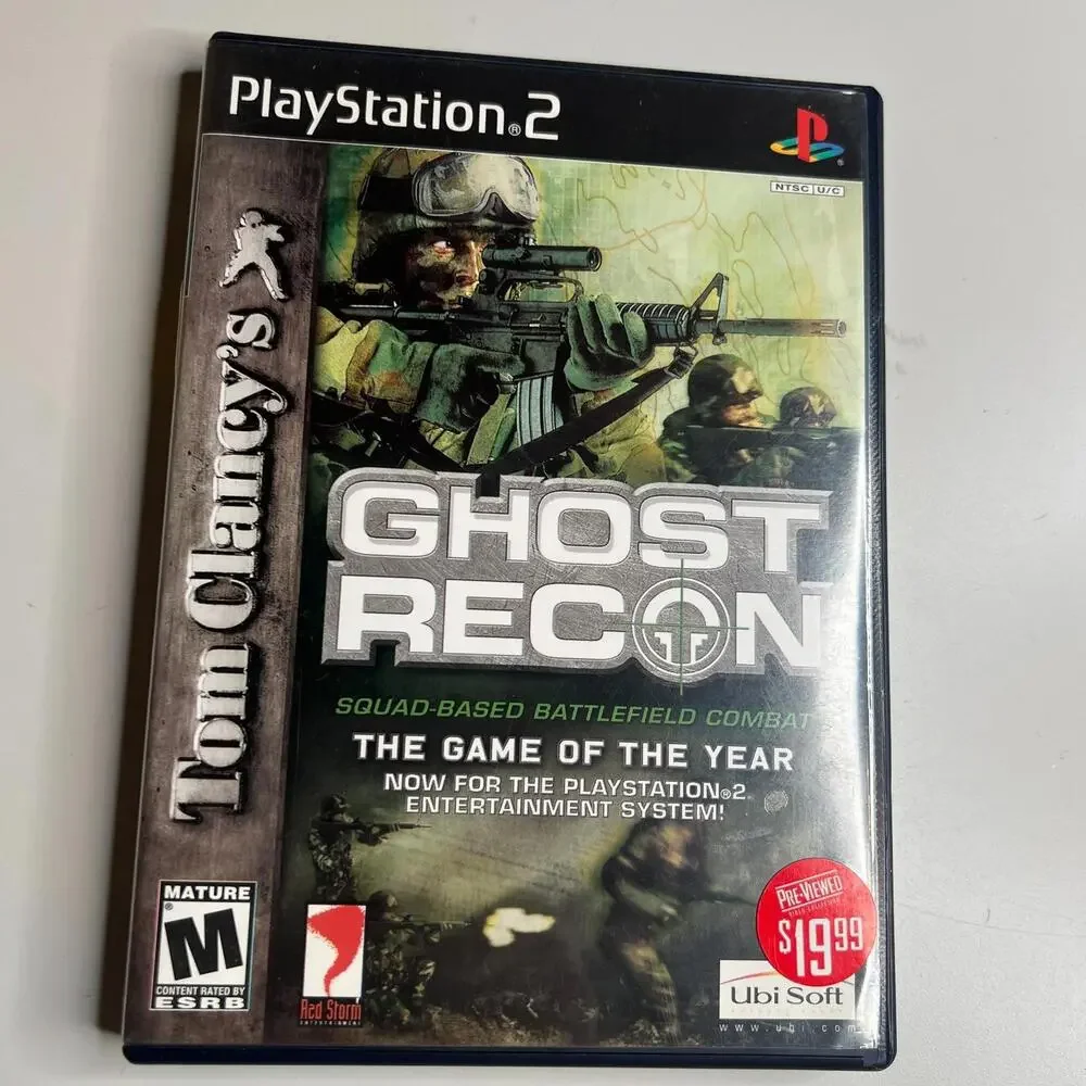 Tom Clancy’s Ghost Recon (Sony PlayStation 2,‎ 2002) CIB Tested Ubisoft PS2